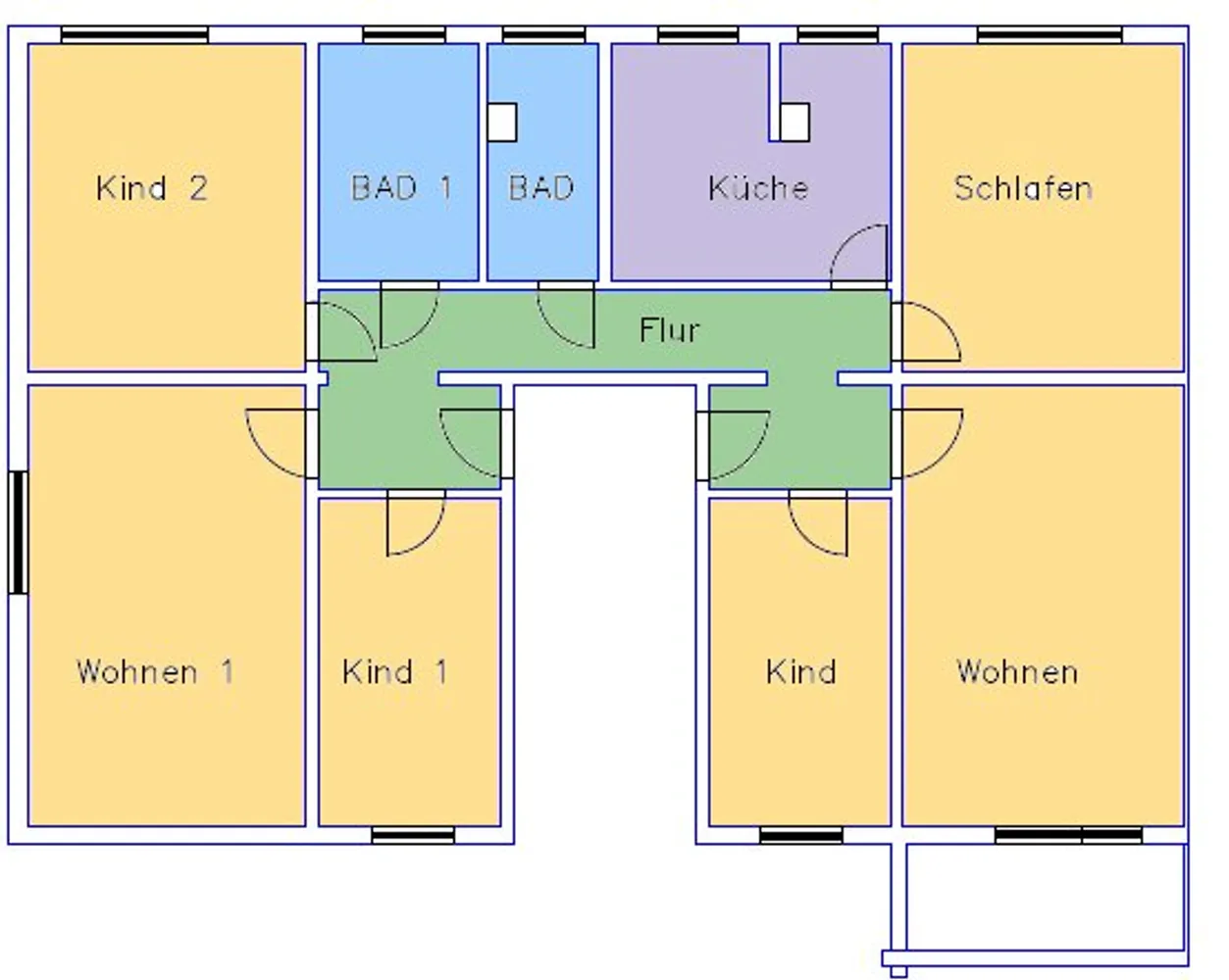 6 Zimmer Wohnung mit 118 m² in Hoyerswerda – Bild 2