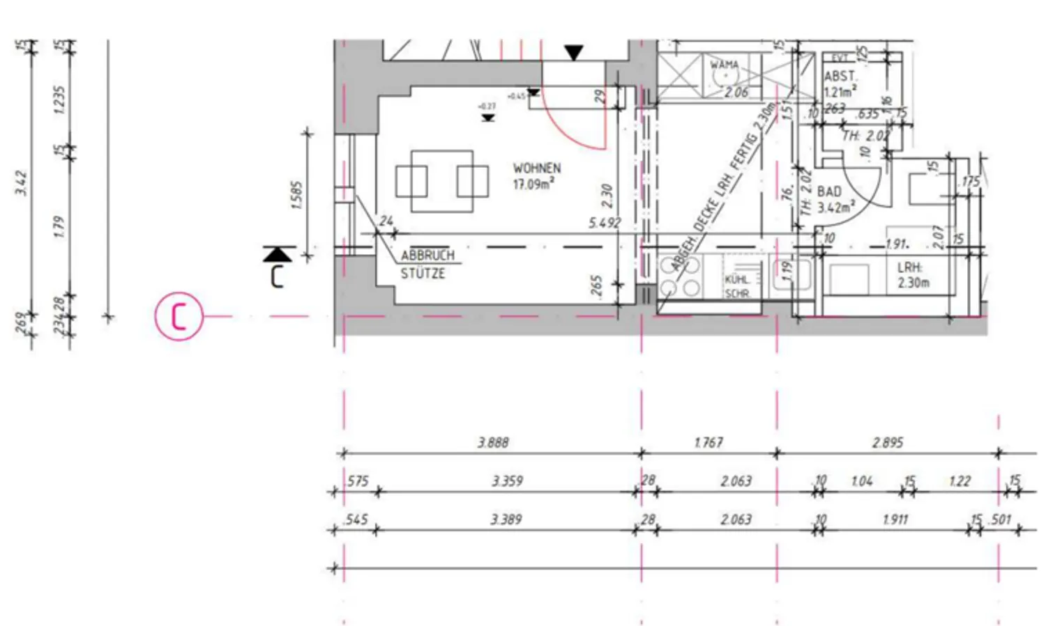 1 Zimmer Wohnung mit 22 m² in Karlsruhe – Bild 3