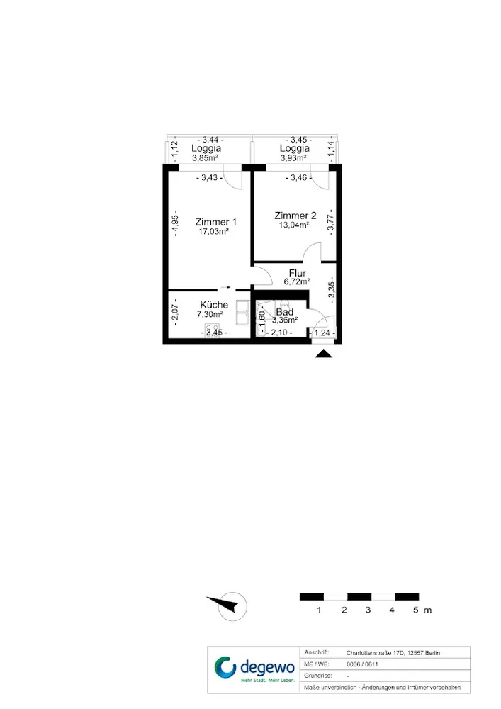 2 Zimmer Wohnung mit 51 m² in Berlin – Bild 8