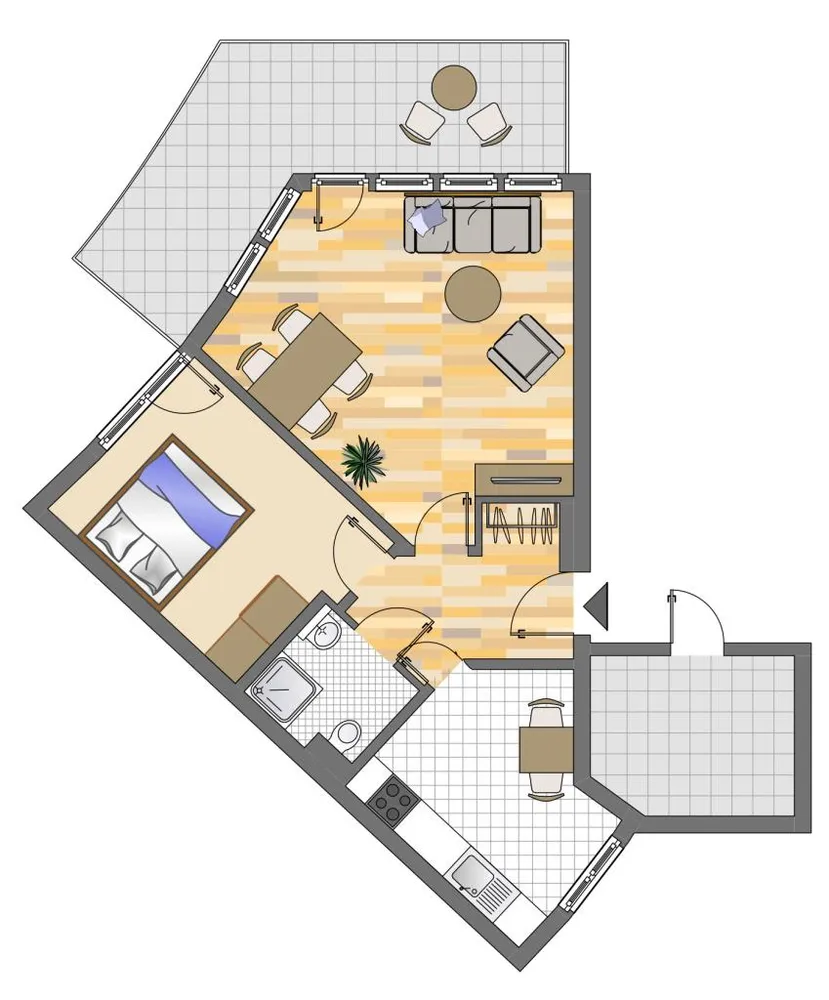 2 Zimmer Wohnung mit 57 m² in Dortmund – Bild 2