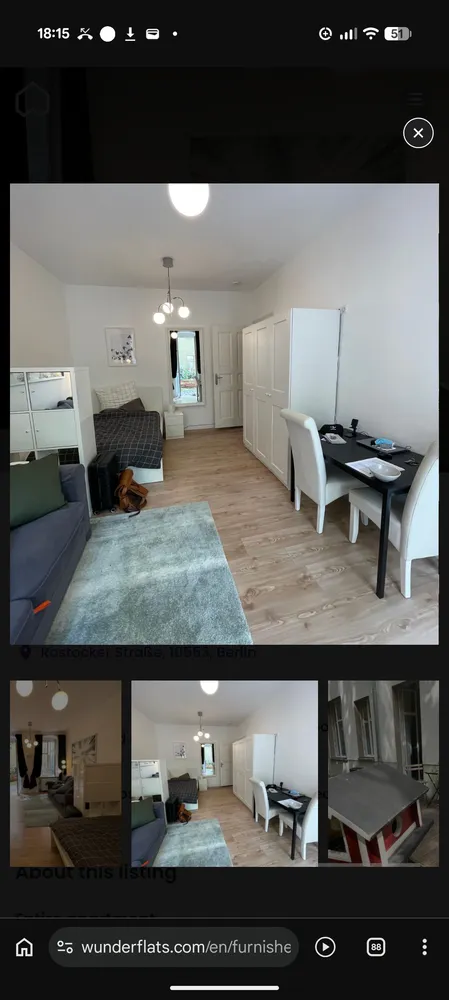 1 room apartment with 35 m² in Berlin – Photo 2