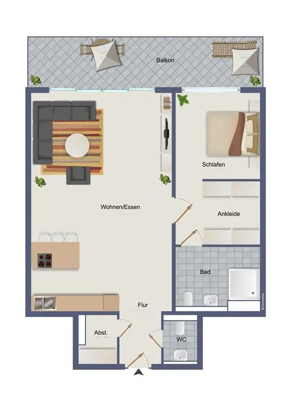 2 Zimmer Wohnung mit 83 m² in Marl – Bild 4