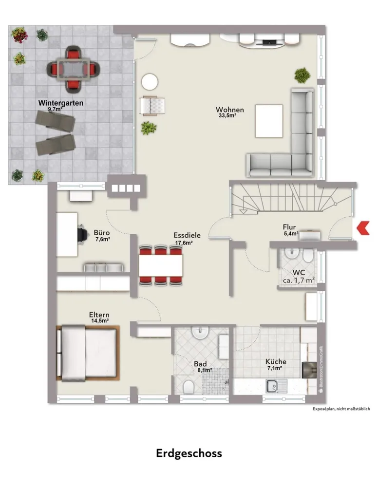 3 room apartment with 97 m² in Bremen – Photo 5