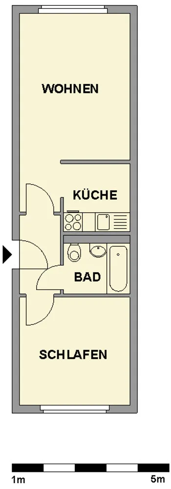 2 Zimmer Wohnung mit 39 m² in Chemnitz – Bild 5