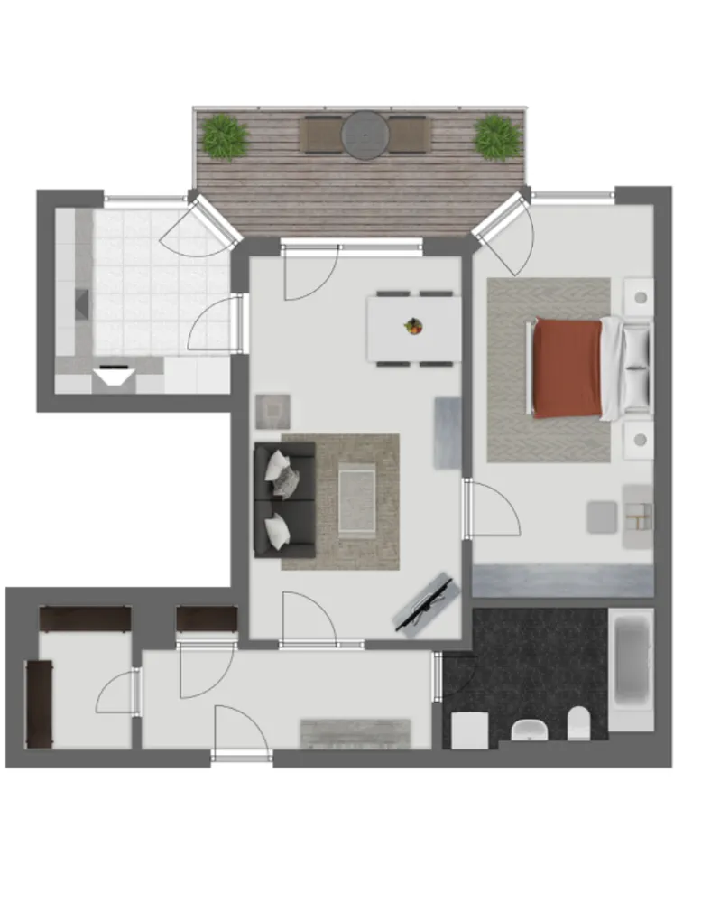 2 Zimmer Wohnung mit 66 m² in Köln – Bild 8
