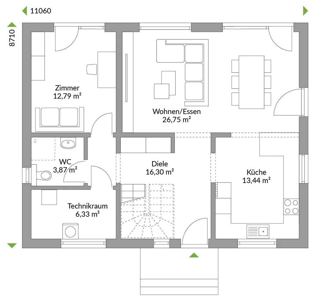 6 room house with 157 m² in Berlin – Photo 2