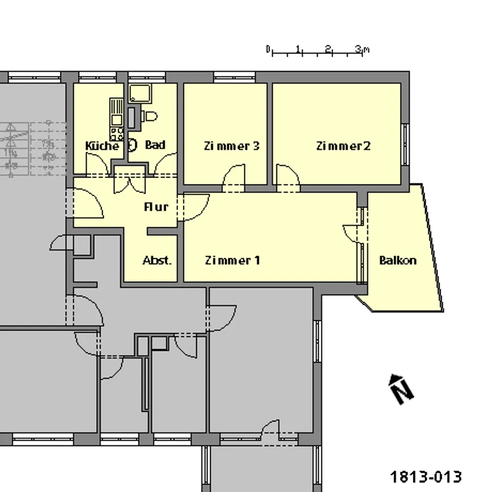 3 Zimmer Wohnung mit 62 m² in Esslingen am Neckar – Bild 1