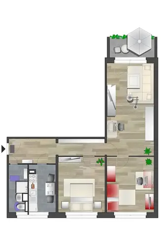3 Zimmer Wohnung mit 71 m² in Chemnitz – Bild 6