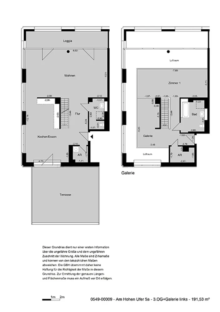 2 Zimmer Wohnung mit 186 m² in Hannover – Bild 2
