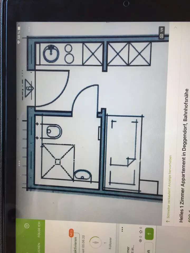 Studio mit 23 m² in Deggendorf – Bild 5