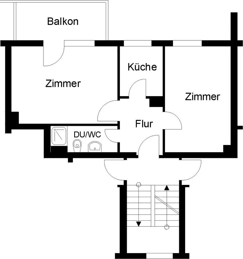 2 room apartment with 45 m² in Seesen – Photo 3