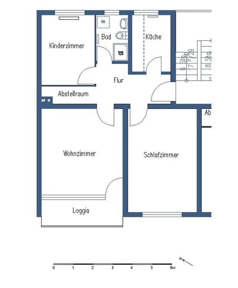 3 Zimmer Wohnung mit 65 m² in Wolfsburg – Bild 1