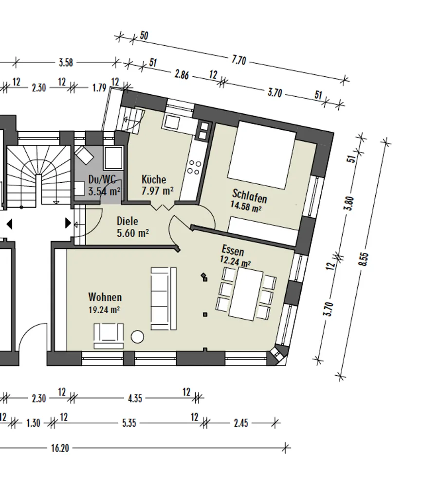 2 Zimmer Wohnung mit 64 m² in Stuttgart – Bild 11