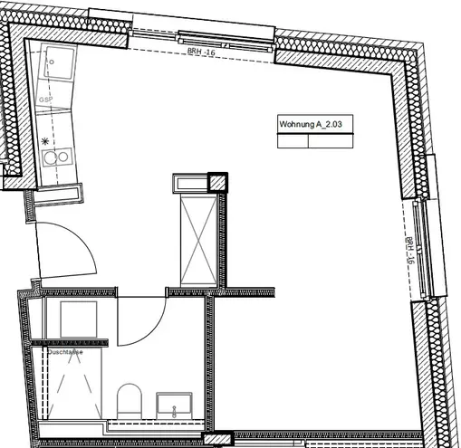 1 Zimmer Wohnung mit 37 m² in Oldenburg – Bild 7