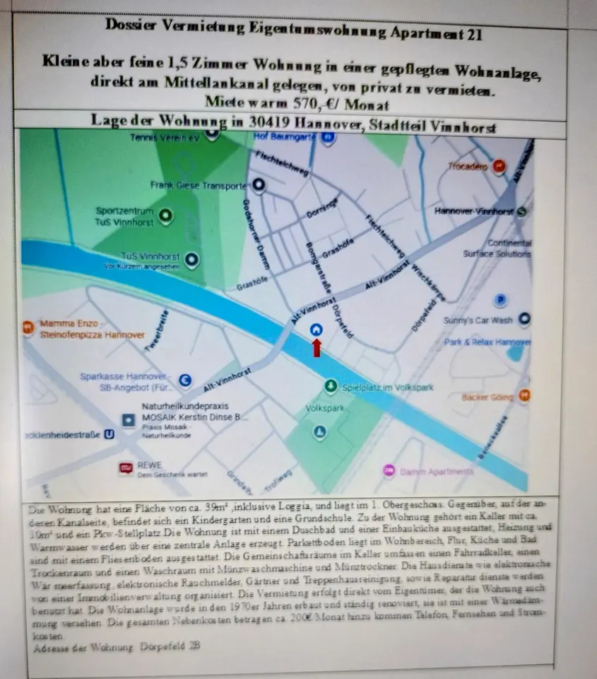 2 Zimmer Wohnung mit 24 m² in Hannover – Bild 6