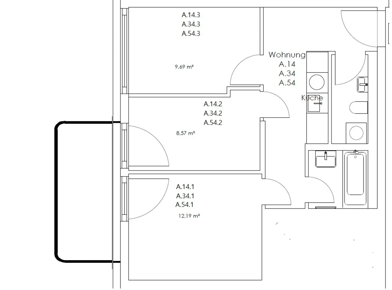WG-Zimmer mit 12 m² in Berlin – Bild 1