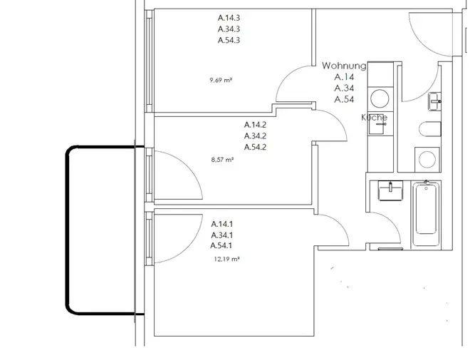 WG-Zimmer mit 12 m² in Berlin – Bild 1