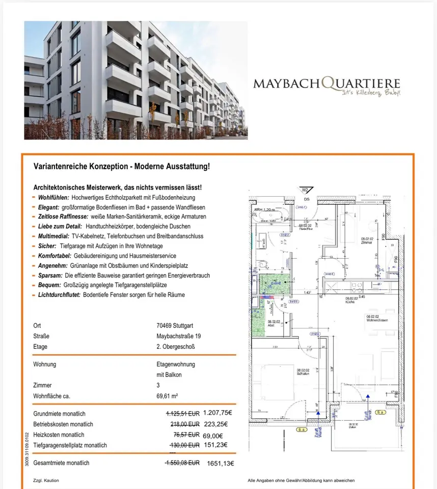 3 Zimmer Wohnung mit 84 m² in Stuttgart – Bild 5