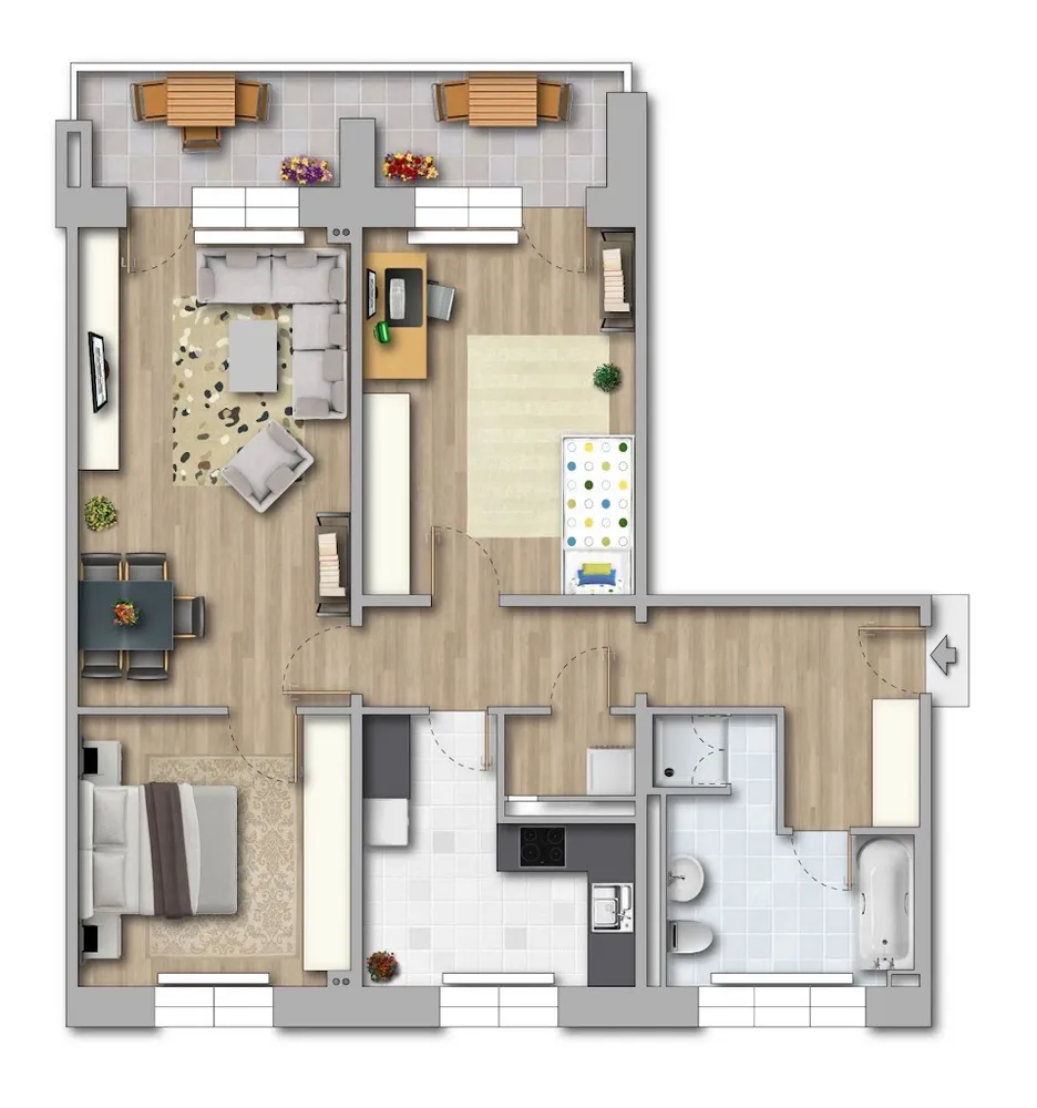 3 Zimmer Wohnung mit 85 m² in Magdeburg – Bild 5