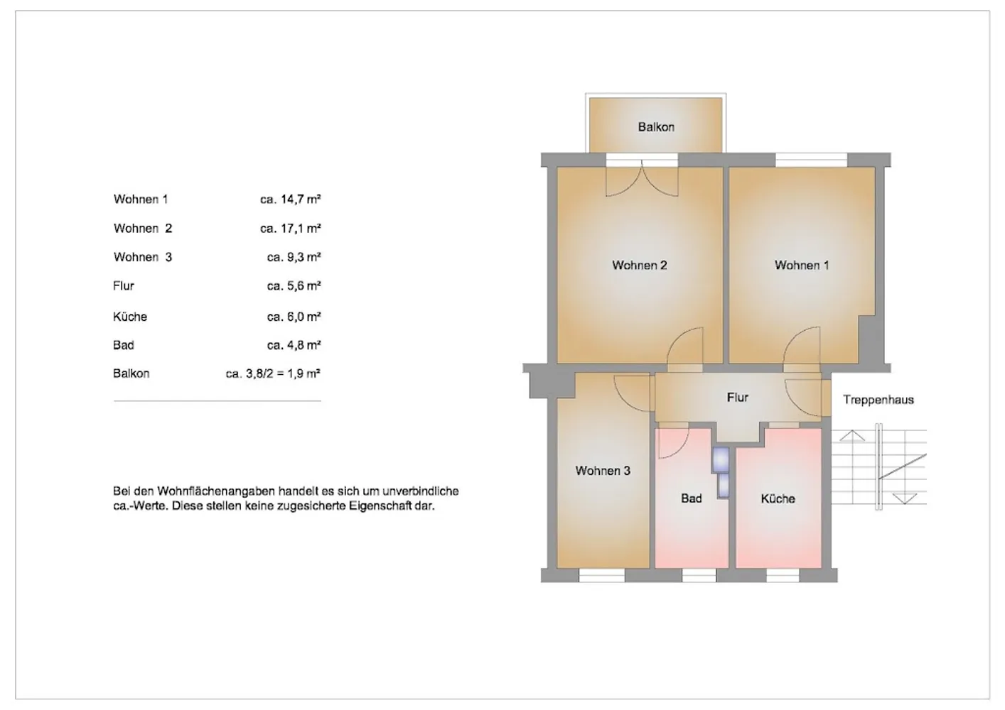 3 Zimmer Wohnung mit 60 m² in Frankfurt (Oder) – Bild 11