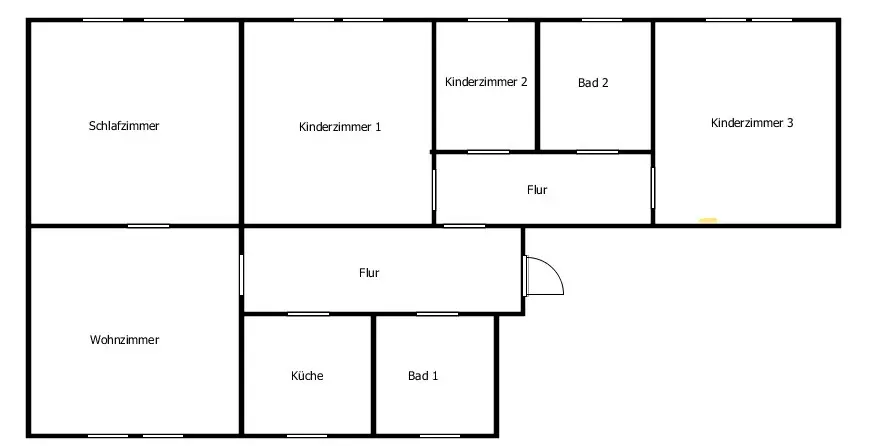 5 Zimmer Wohnung mit 98 m² in Borna – Bild 8