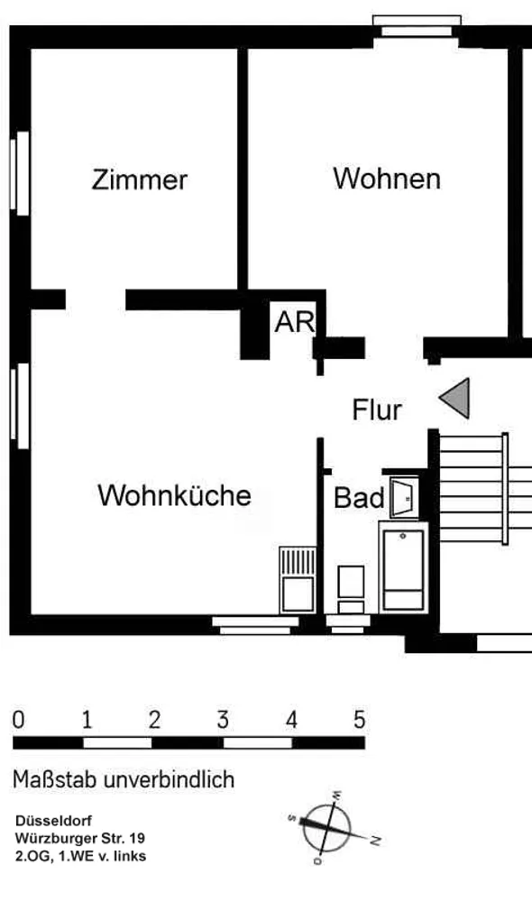 2 Zimmer Wohnung mit 51 m² in Düsseldorf – Bild 8