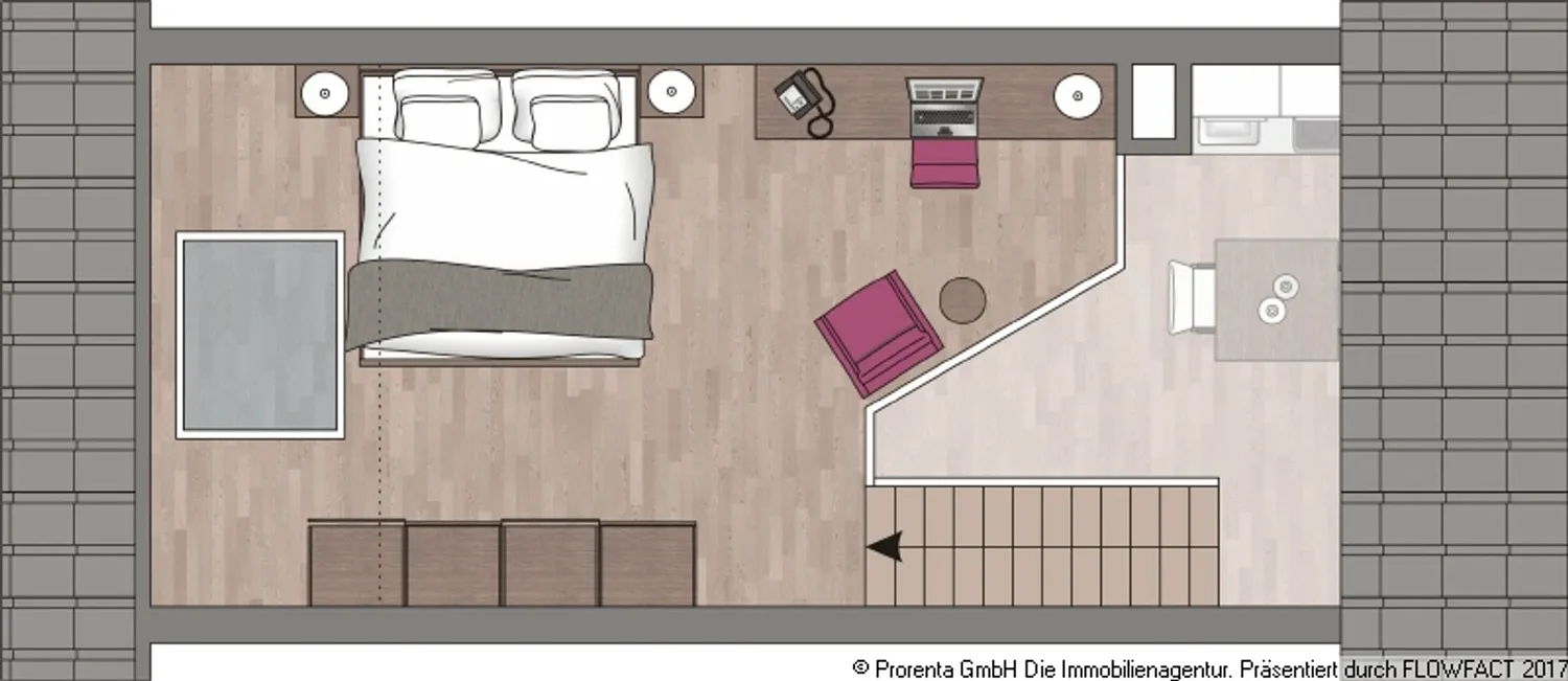 2 Zimmer Wohnung mit 36 m² in Düsseldorf – Bild 5