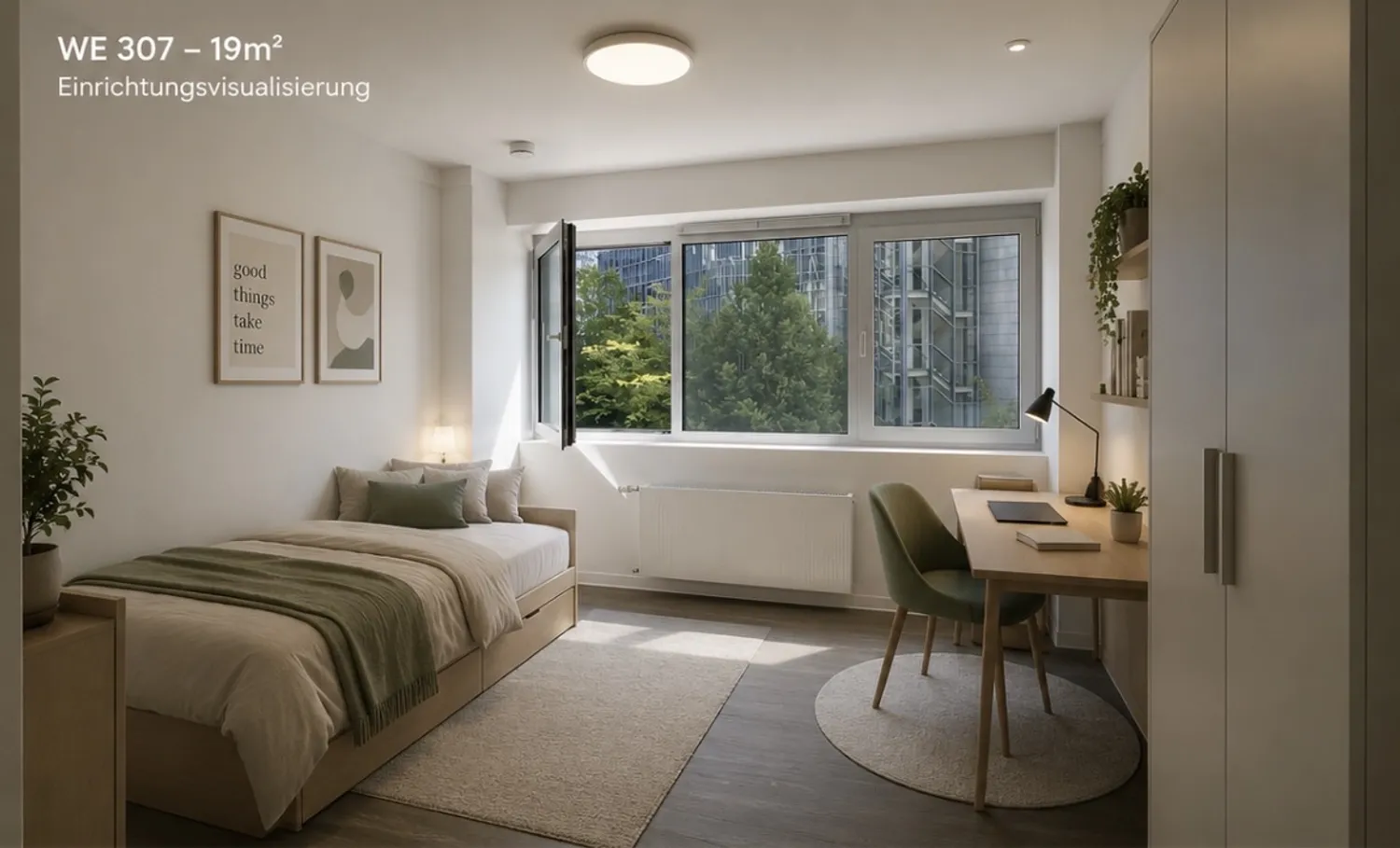 1 Zimmer Wohnung mit 20 m² in Frankfurt am Main – Bild 6