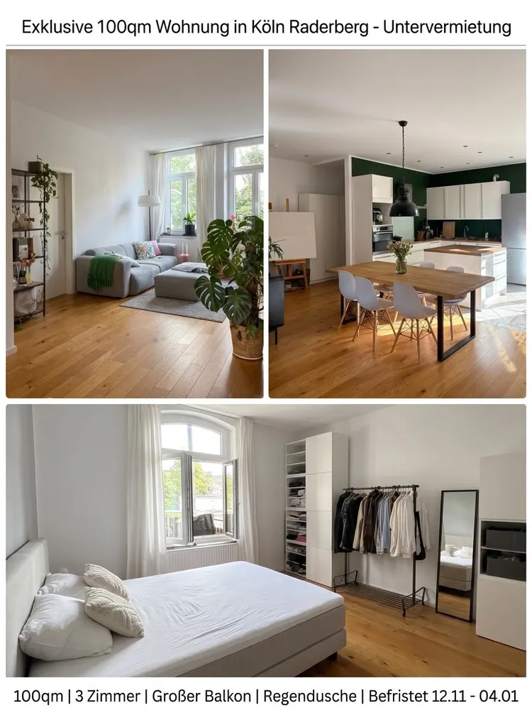 3 room apartment with 100 m² in Cologne – Photo 1