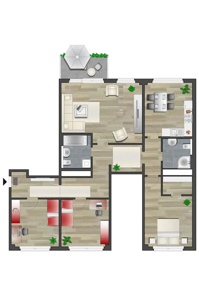 4 room apartment with 111 m² in Chemnitz – Photo 7