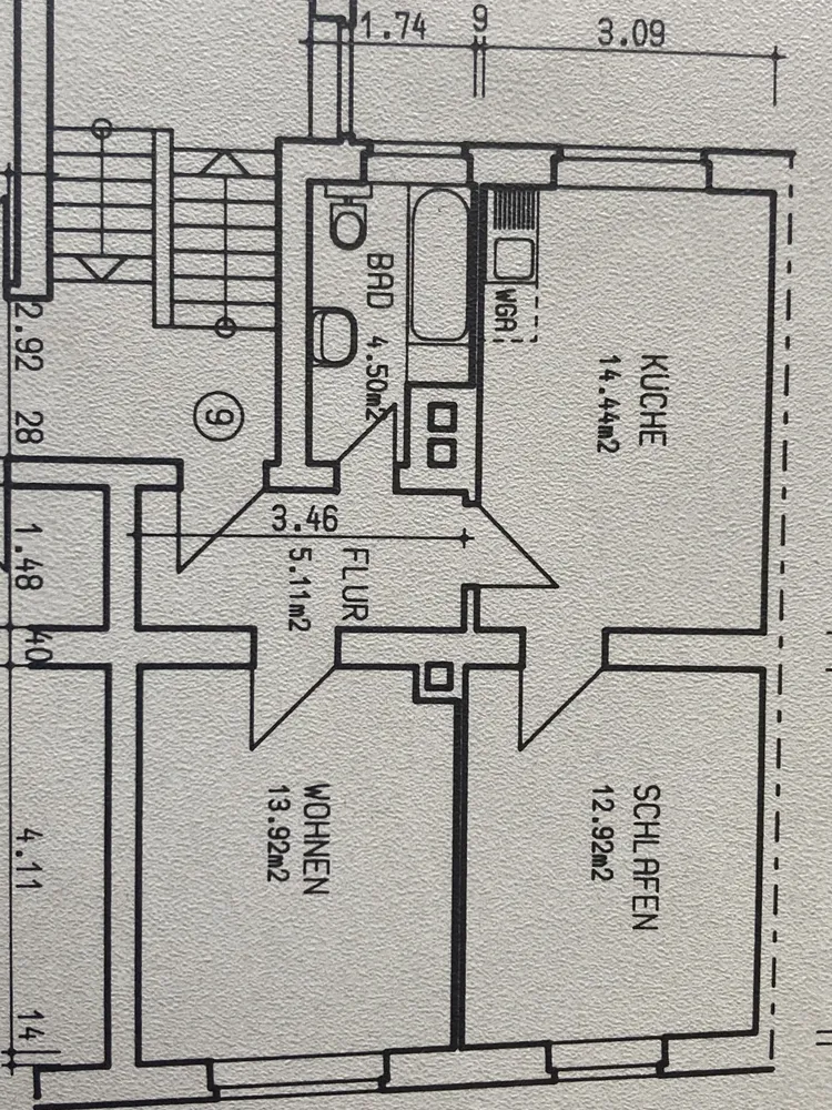 3 Zimmer Wohnung mit 51 m² in Hagen – Bild 12