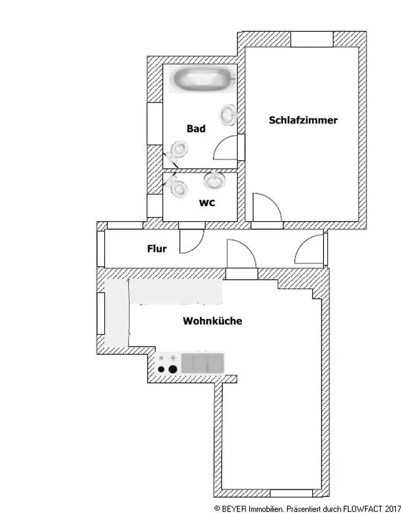 2 Zimmer Wohnung mit 59 m² in Dresden – Bild 7