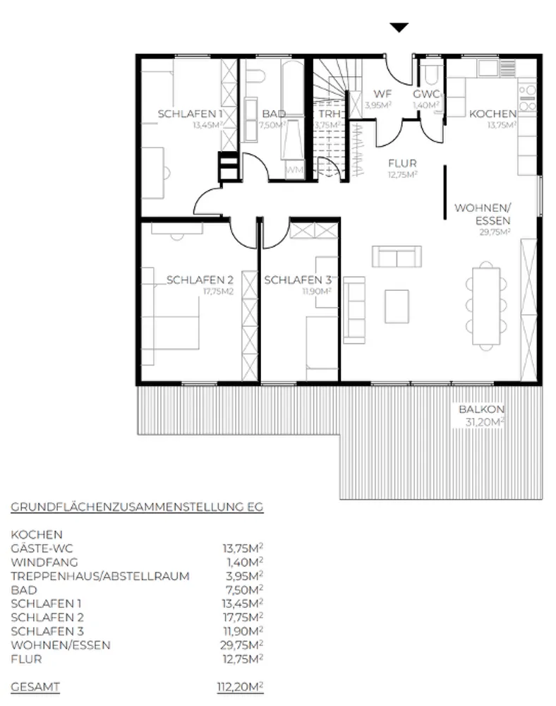 5 Zimmer Wohnung mit 126 m² in Waldshut-Tiengen – Bild 5
