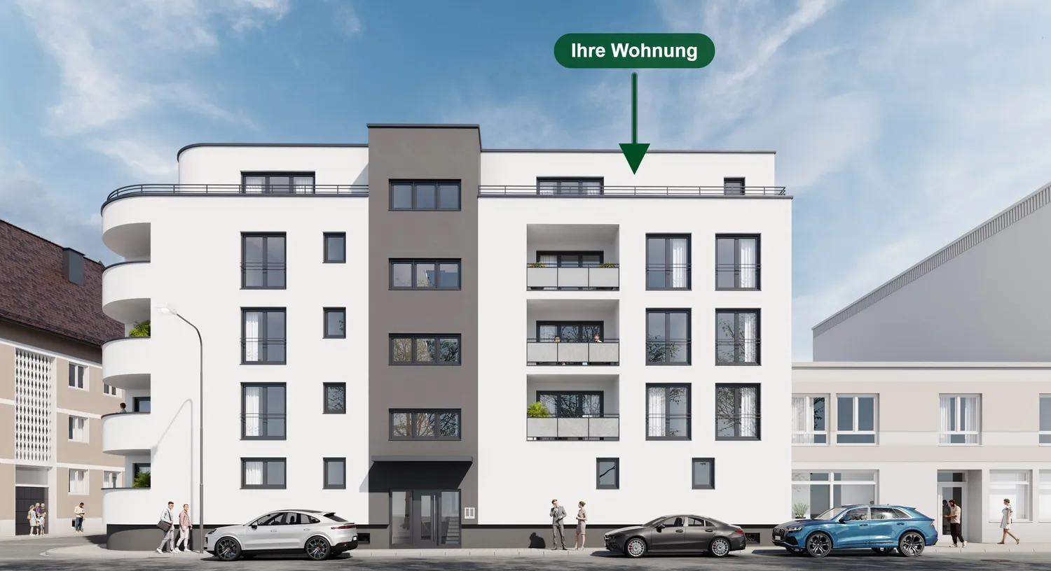 3 Zimmer Wohnung mit 66 m² in Weiden in der Oberpfalz – Bild 2