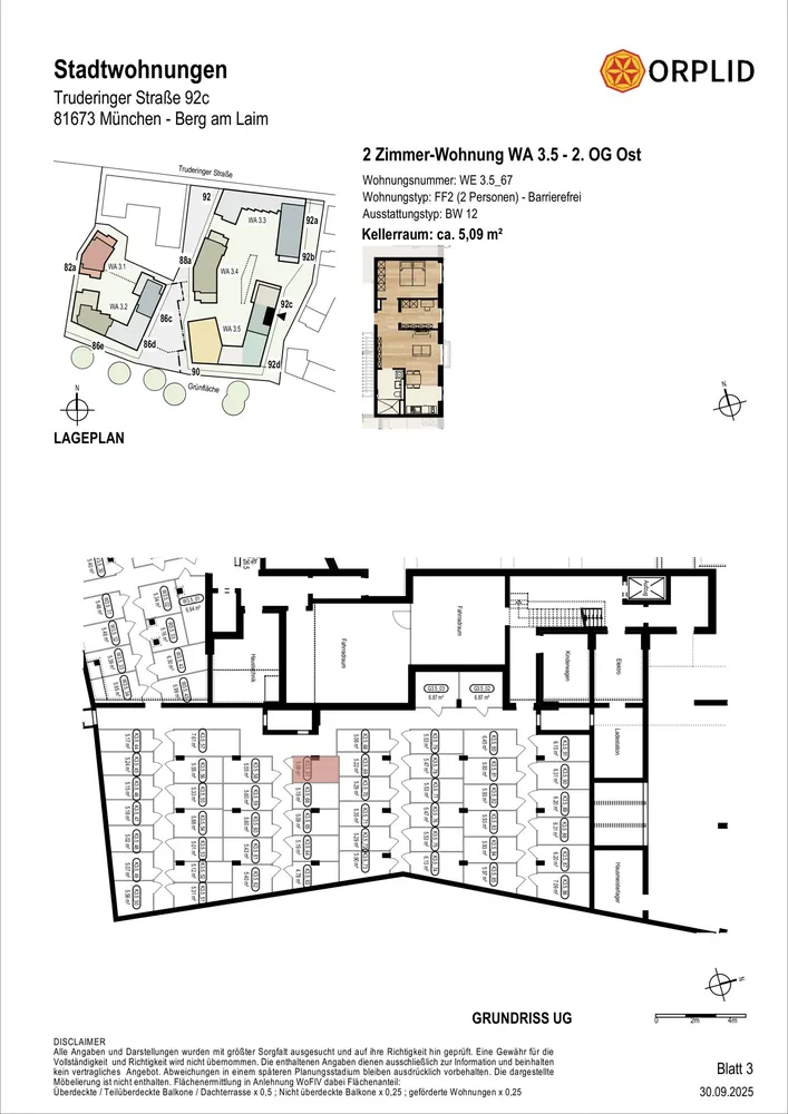 3 Zimmer Wohnung mit 60 m² in München – Bild 3
