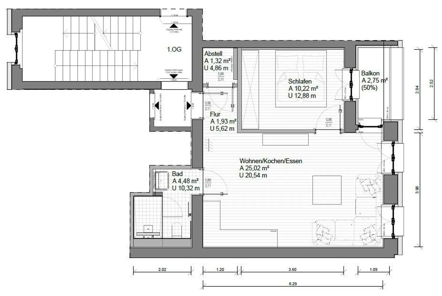 2 Zimmer Wohnung mit 46 m² in Berlin – Bild 11