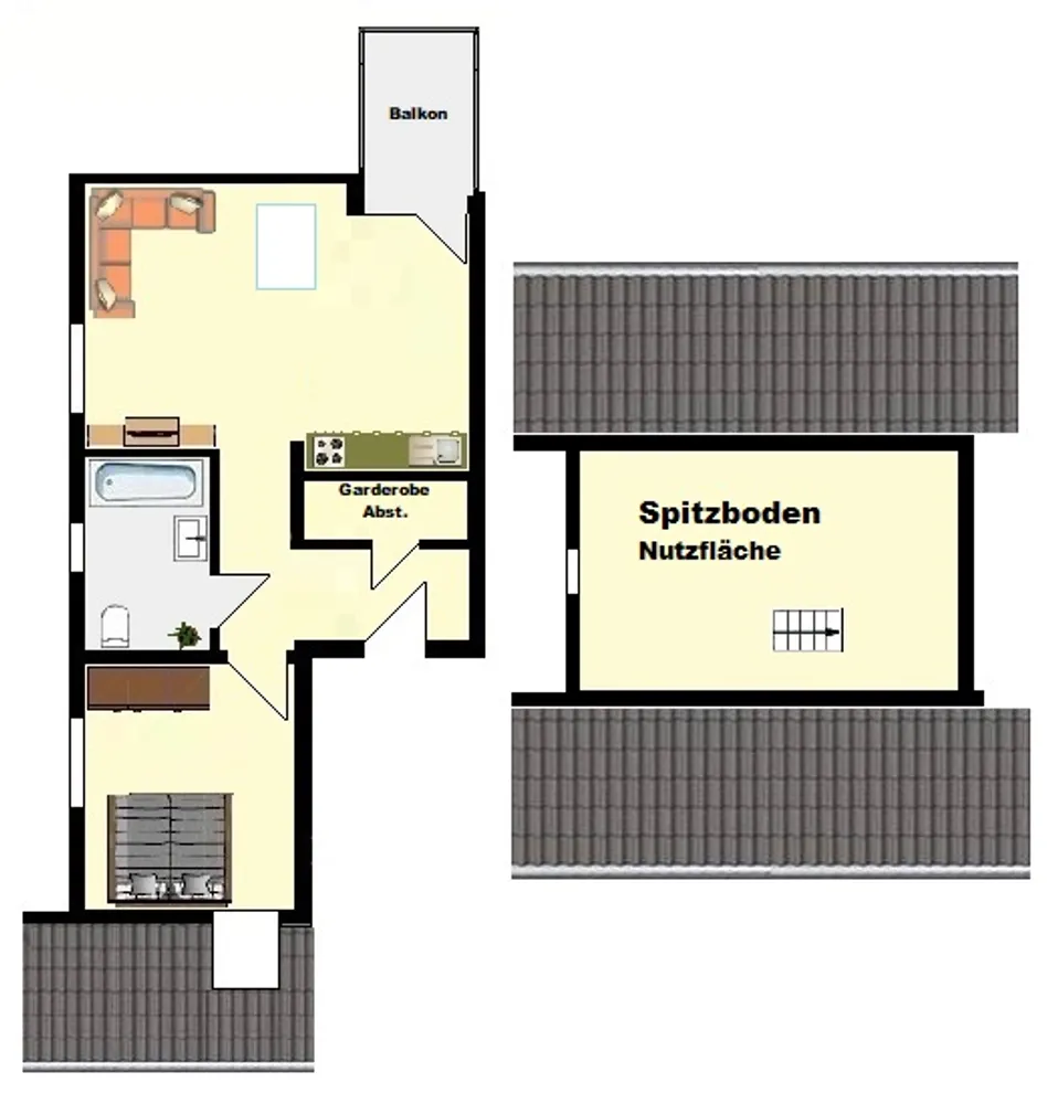 2 room apartment with 61 m² in Troisdorf – Photo 9