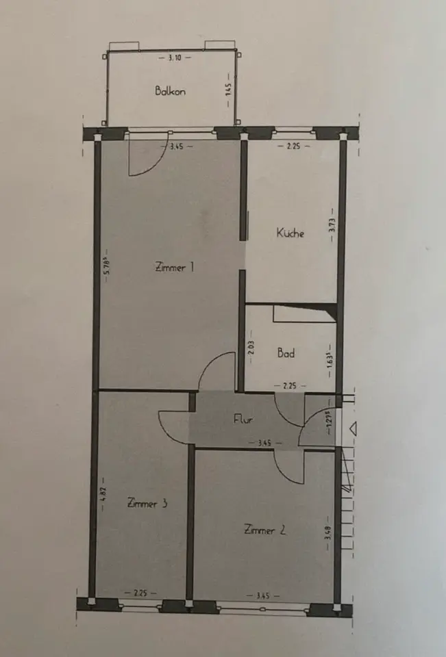 3 Zimmer Wohnung mit 61 m² in Rostock – Bild 6