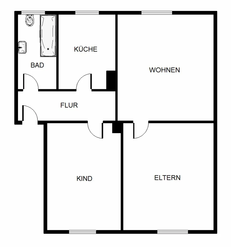 3 Zimmer Wohnung mit 59 m² in Essen – Bild 8
