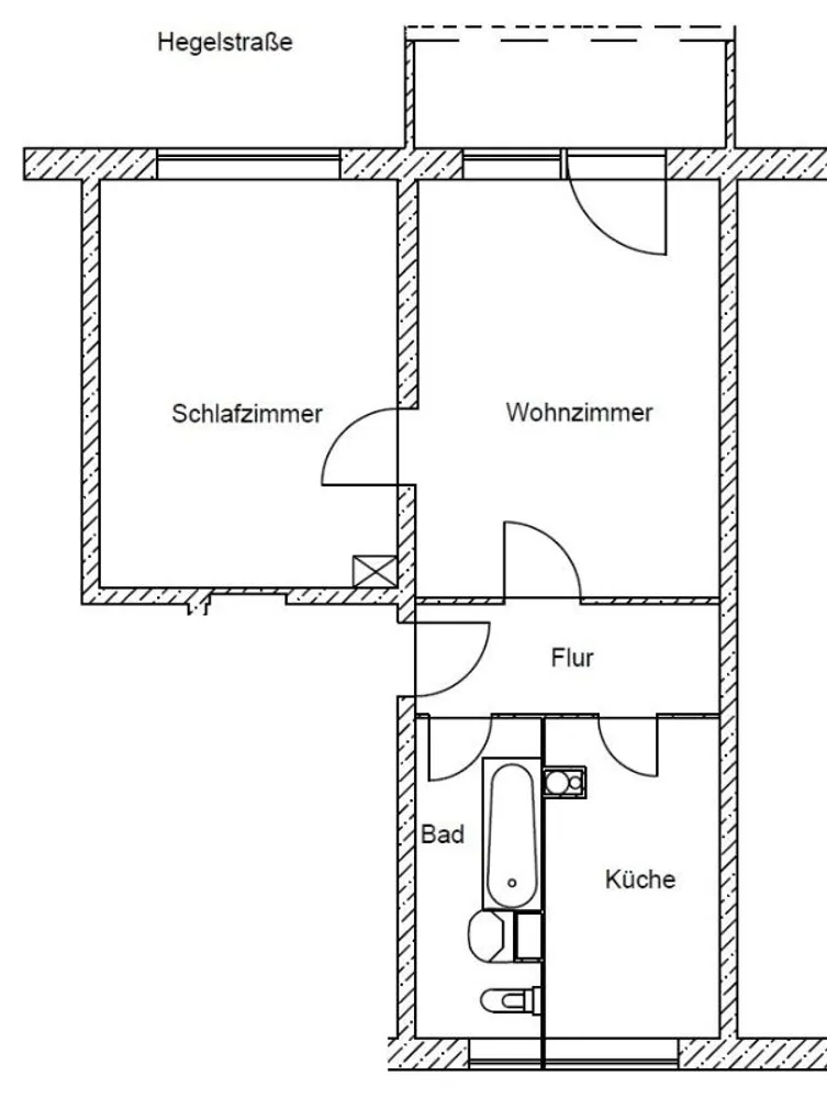 2 Zimmer Wohnung mit 47 m² in Bautzen – Bild 6