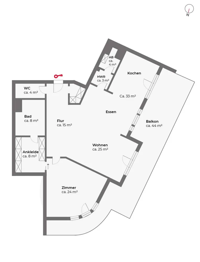 2 Zimmer Wohnung mit 146 m² in Hamburg – Bild 5