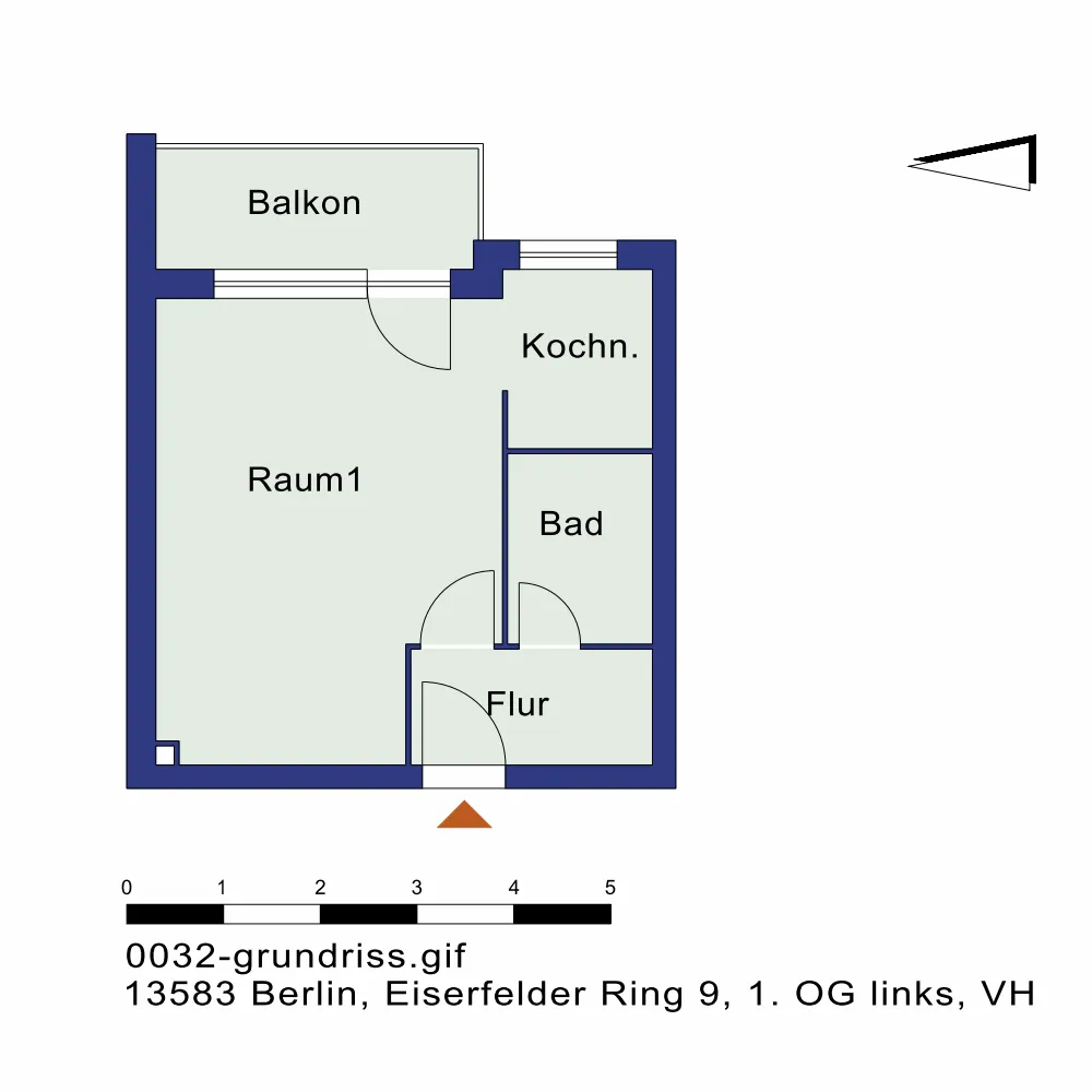 1 Zimmer Wohnung mit 26 m² in Berlin – Bild 7