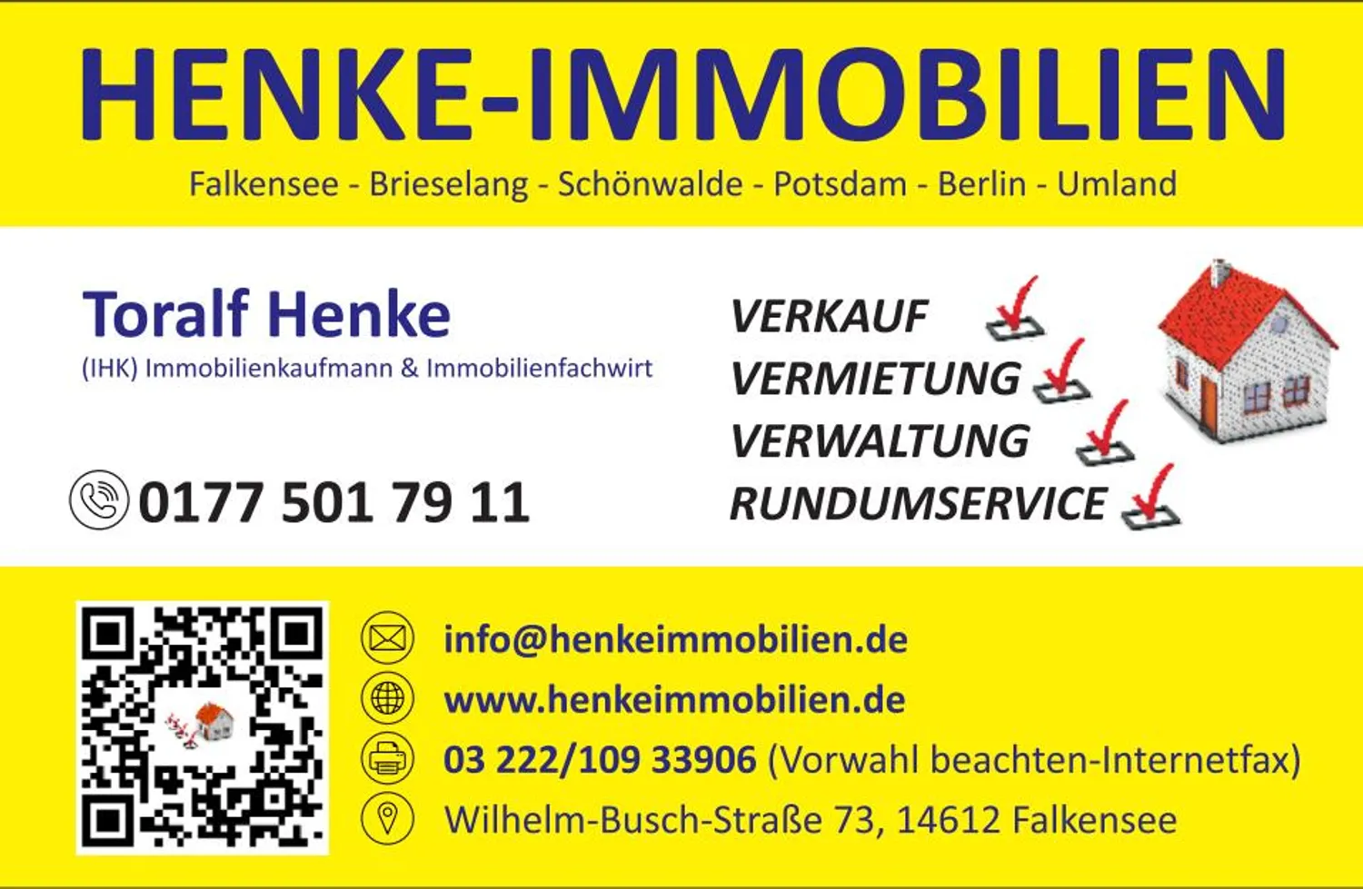 3 Zimmer Wohnung mit 74 m² in Falkensee – Bild 1