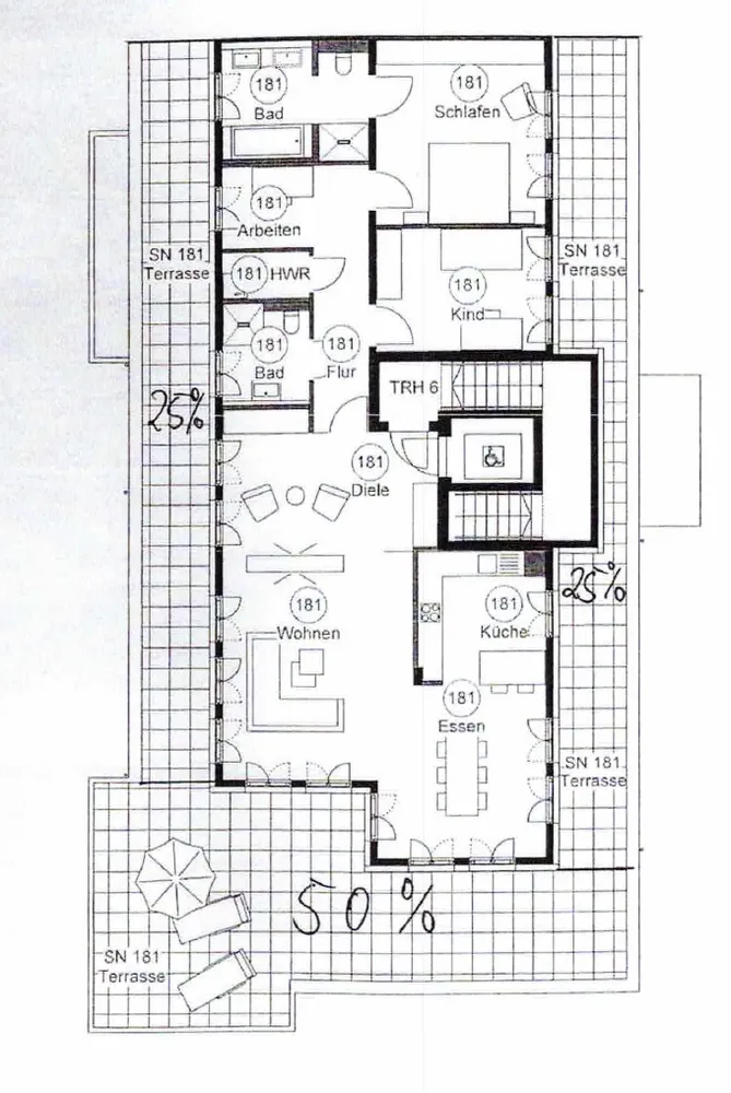 4 room apartment with 188 m² in Düsseldorf – Photo 2