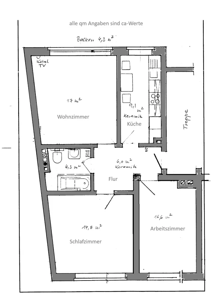 3 Zimmer Wohnung mit 69 m² in Recklinghausen – Bild 8