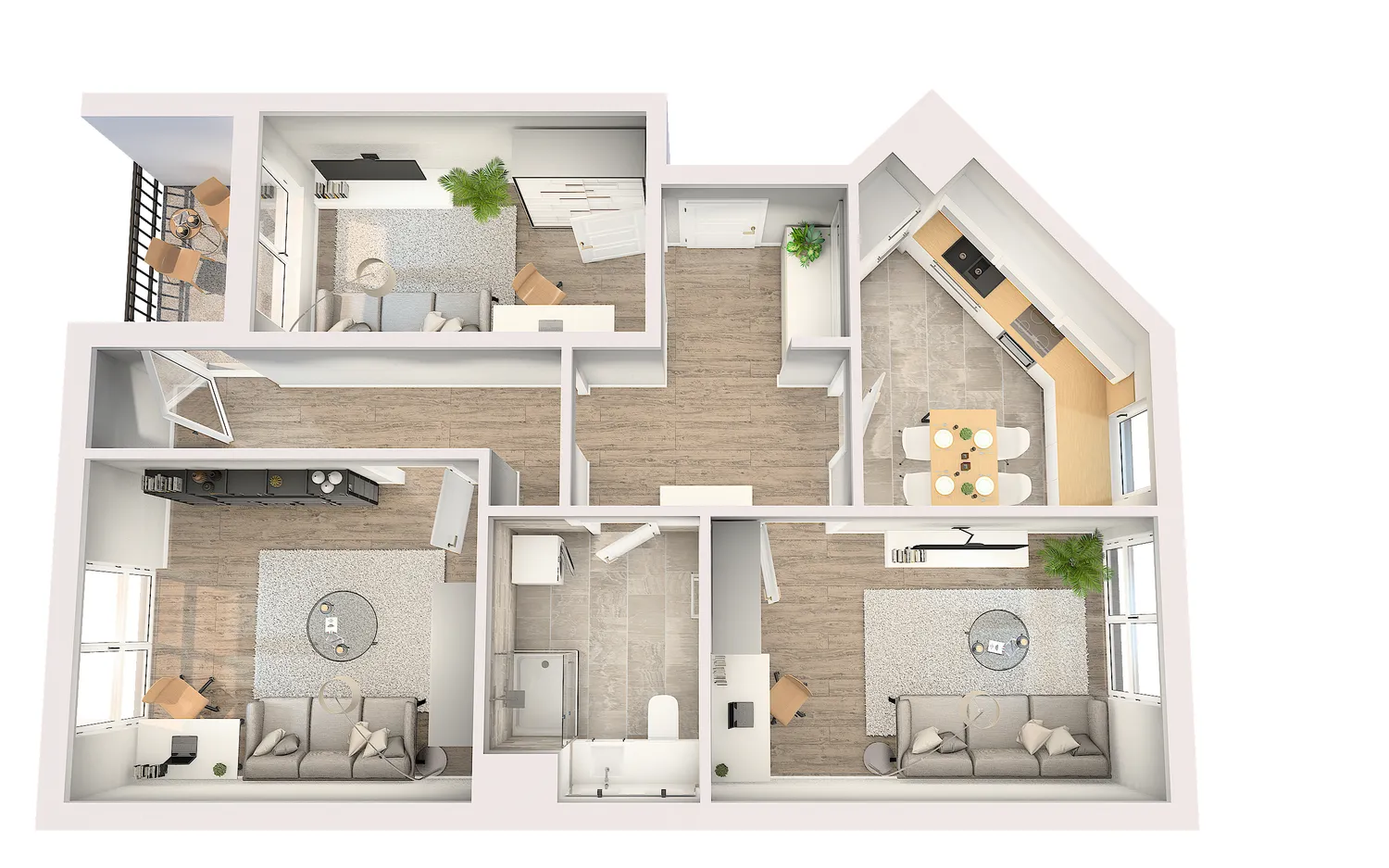 3 Zimmer Wohnung mit 87 m² in Dresden – Bild 2