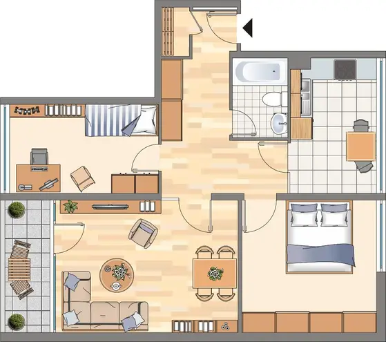 3 Zimmer Wohnung mit 75 m² in Dortmund – Bild 3