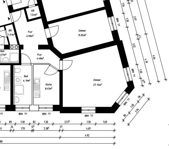 2 Zimmer Wohnung mit 77 m² in Zeitz – Bild 8