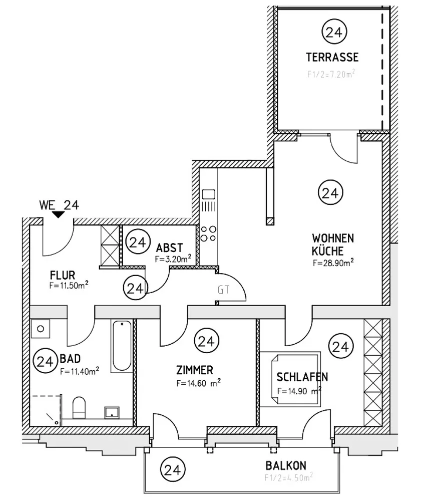 3 room apartment with 95 m² in Magdeburg – Photo 4