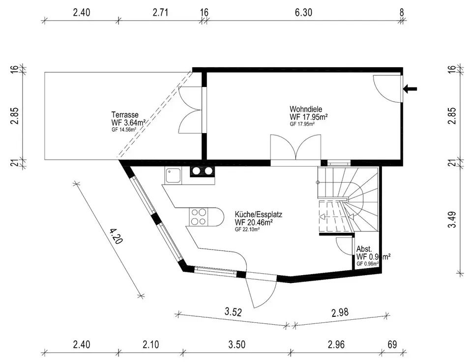 4 Zimmer Wohnung mit 105 m² in Herford – Bild 10